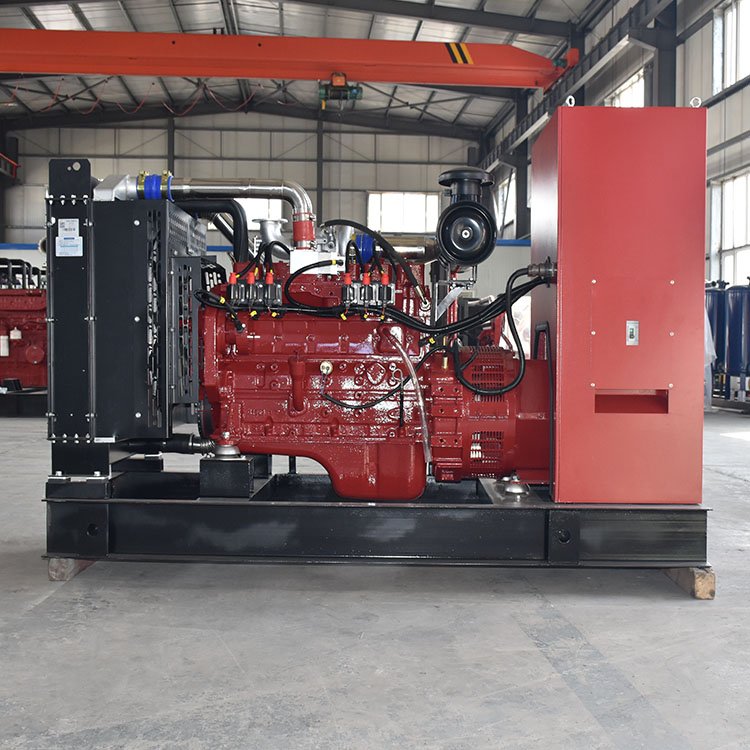 Hot Selling Open Type 80KW Natural Gas Genset 6BT Gas Turbine 150KVA Biogas Generator