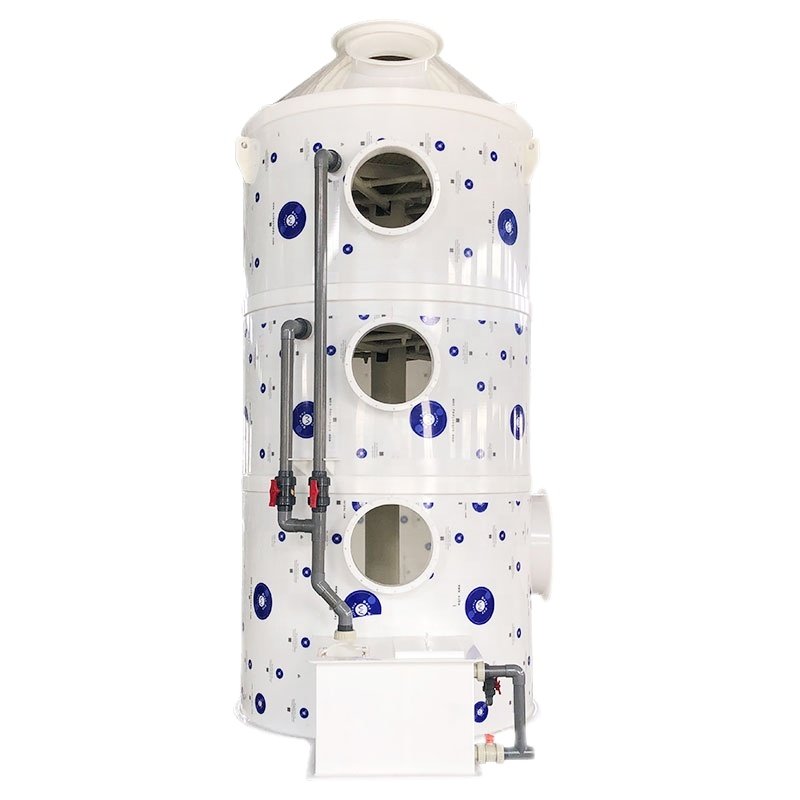 acid fume scrubbers flue gas purification laboratory fume extractor odour system