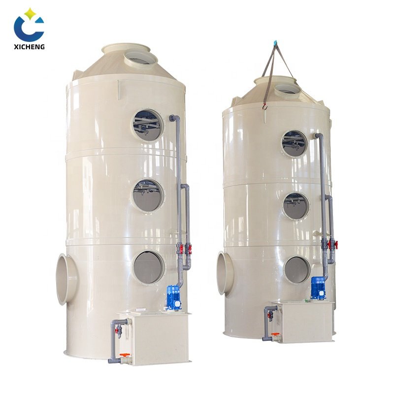 acid fume scrubbers flue gas purification laboratory fume extractor odour system