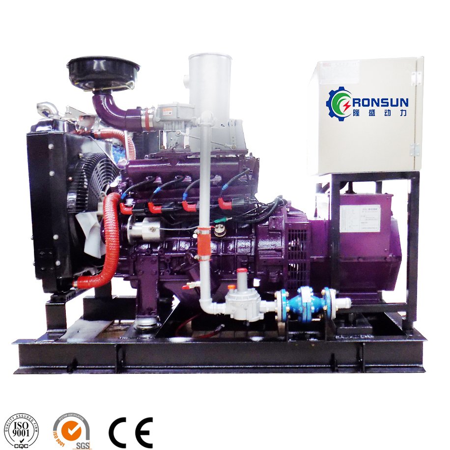 Generador de energia libre trifasico de cuatro cables Uso industrial Grupo electrogeno de biogas de 20kw Gas de veta de carbon