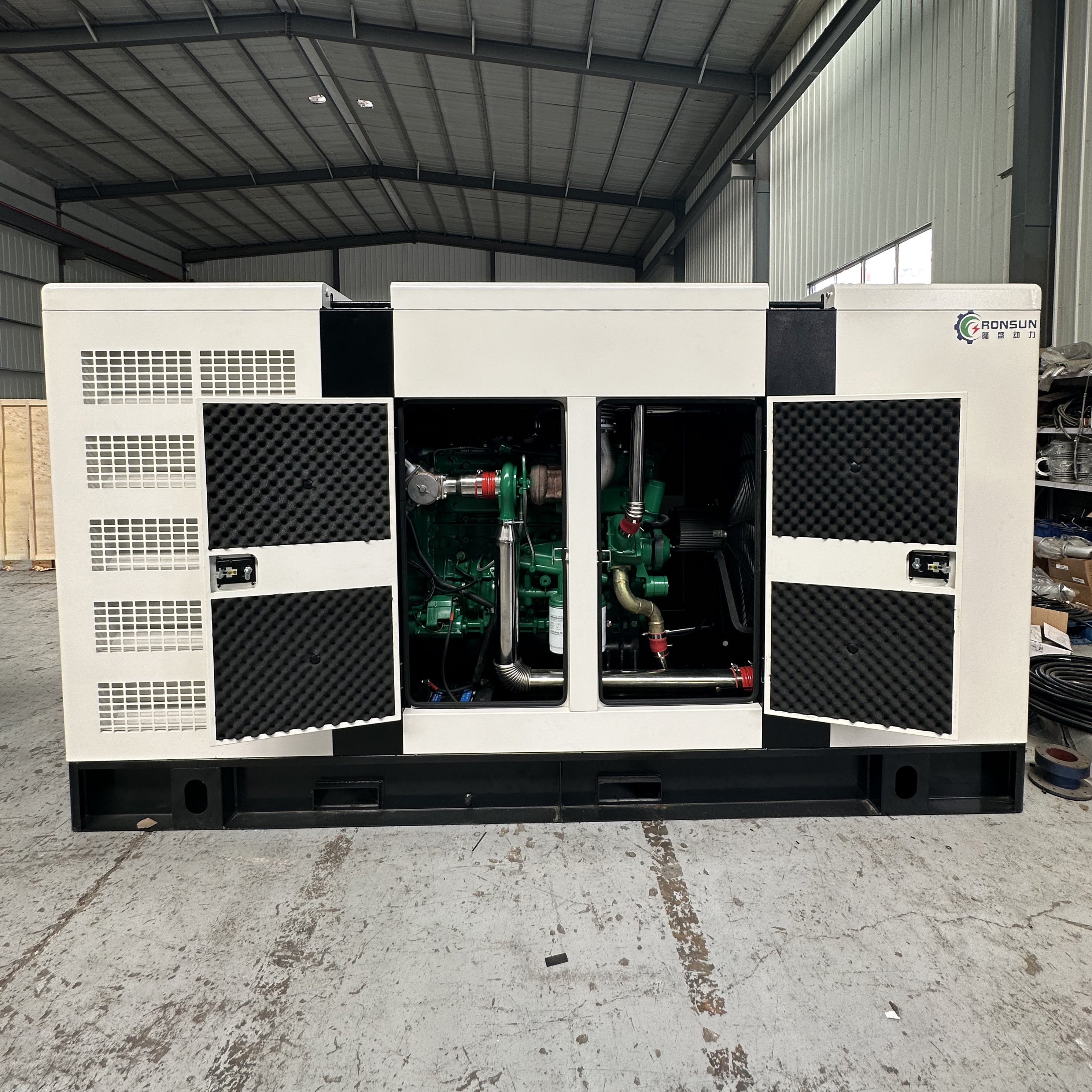 Generadores de turbina de gas de fabrica para uso industrial, grupo electrogeno silencioso de 100 kw/125 kva con motor CAMC