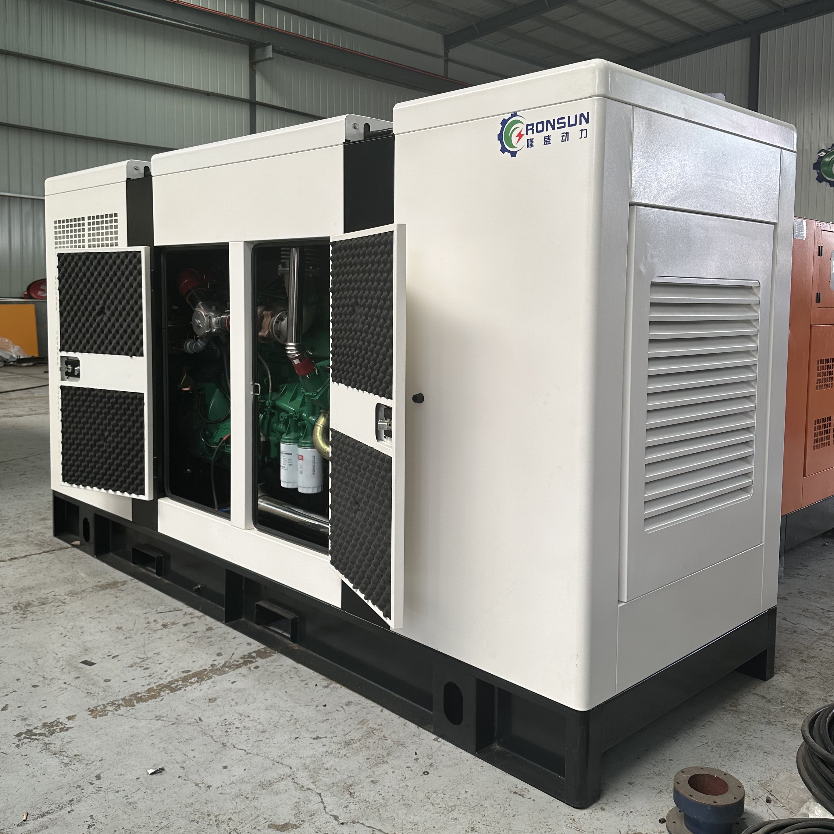 Generadores de turbina de gas de fabrica para uso industrial, grupo electrogeno silencioso de 100 kw/125 kva con motor CAMC