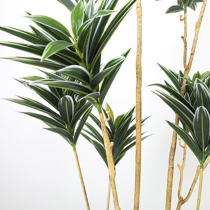 Multi-trunck 2ft 4ft 6ft 8ft Custom Available Decorative House Floor Artificial Large Plant for Indoor Home Decoration
