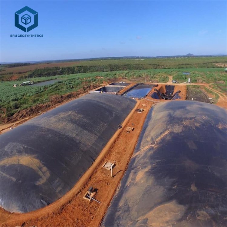 1mm 1.5 mm 2 mm HDPE Pond Membrane Liner 30 Mil 60 Mil Hdpe Liner for Biogas Digester Project in Mexico