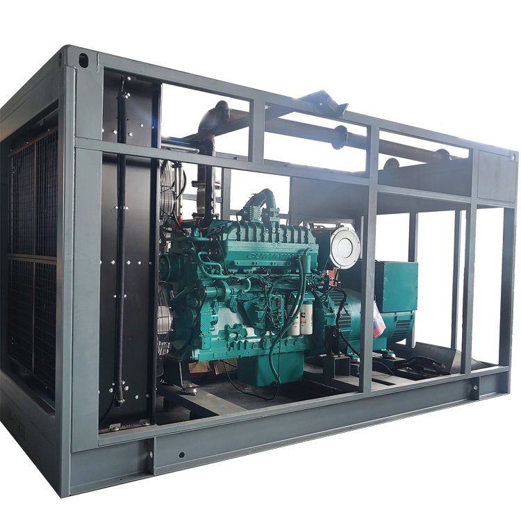 300kw Natural gas generator with original cummins QSK19 gas engine
