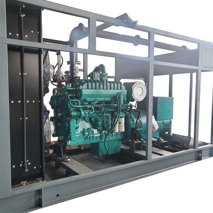 300kw Natural gas generator with original cummins QSK19 gas engine