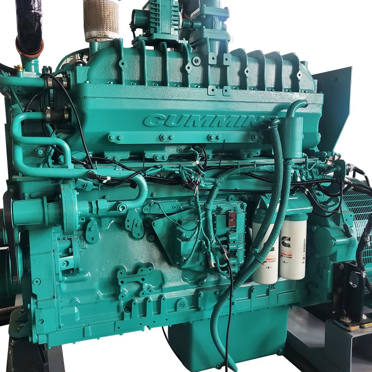 300kw Natural gas generator with original cummins QSK19 gas engine