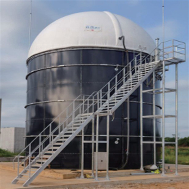 Hot sell biogas digestor anaerobic tanks food waste animal waste sewage glass lined tank