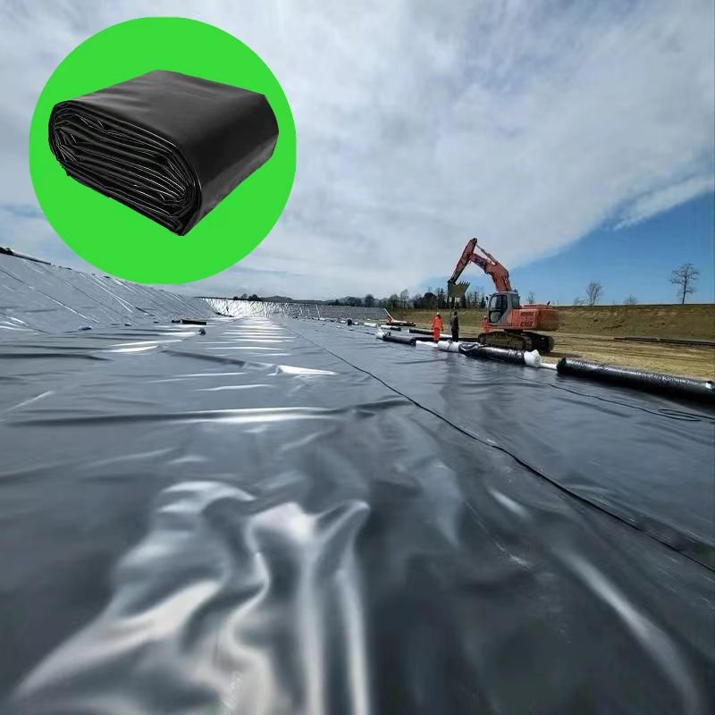 The Pig Farm Manure and Sewage Diversion Biogas Digester Project Adopts Environmentally Friendly HDPE Geomembrane Lining Board