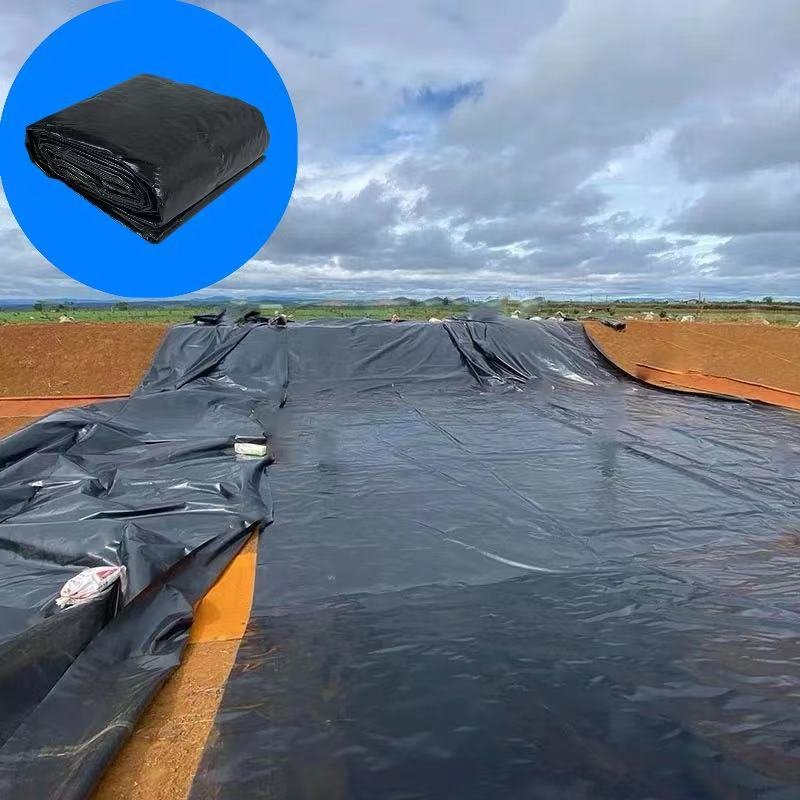 The Pig Farm Manure and Sewage Diversion Biogas Digester Project Adopts Environmentally Friendly HDPE Geomembrane Lining Board