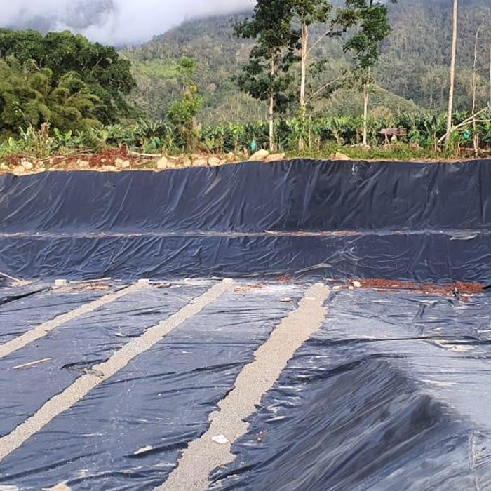 HDPE Geomembrane Biogas tank lining 1.0mm portable soft biodigester