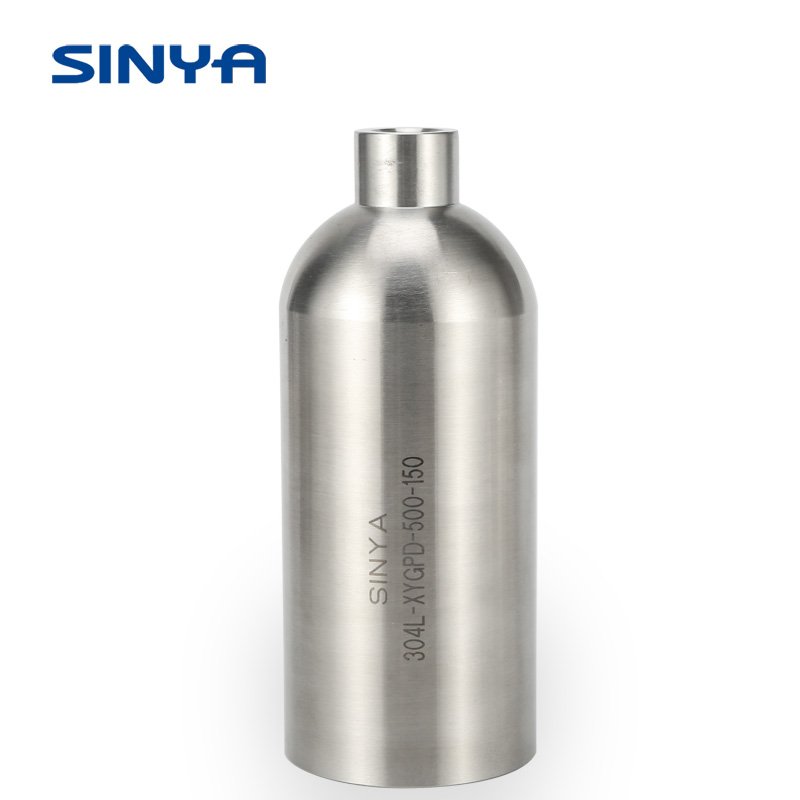 Gas Cylinders Single - ended Sample Cylinders for One Side Connection