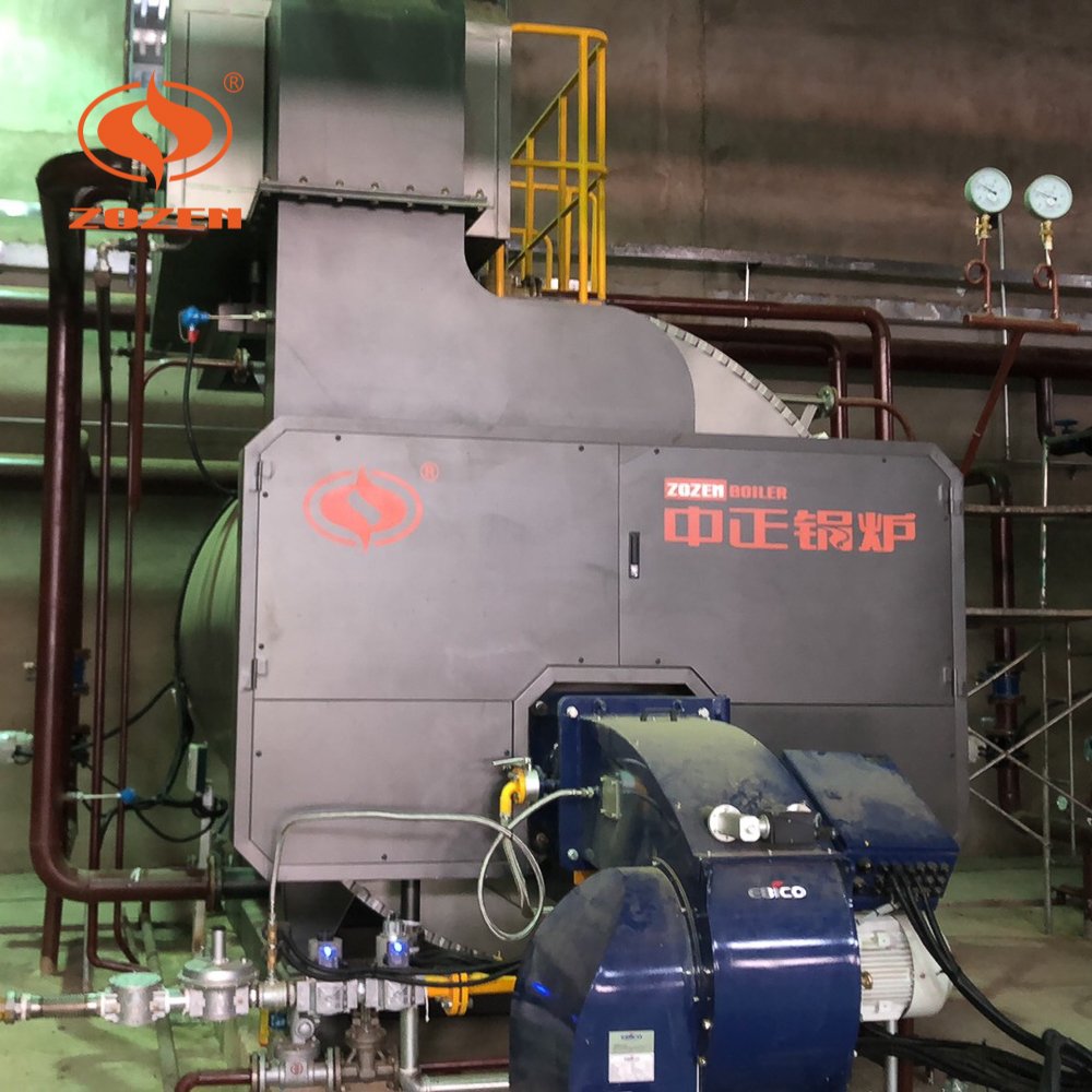 Cost effective natural gas diesel crude oil fire tube steam boiler for food industry