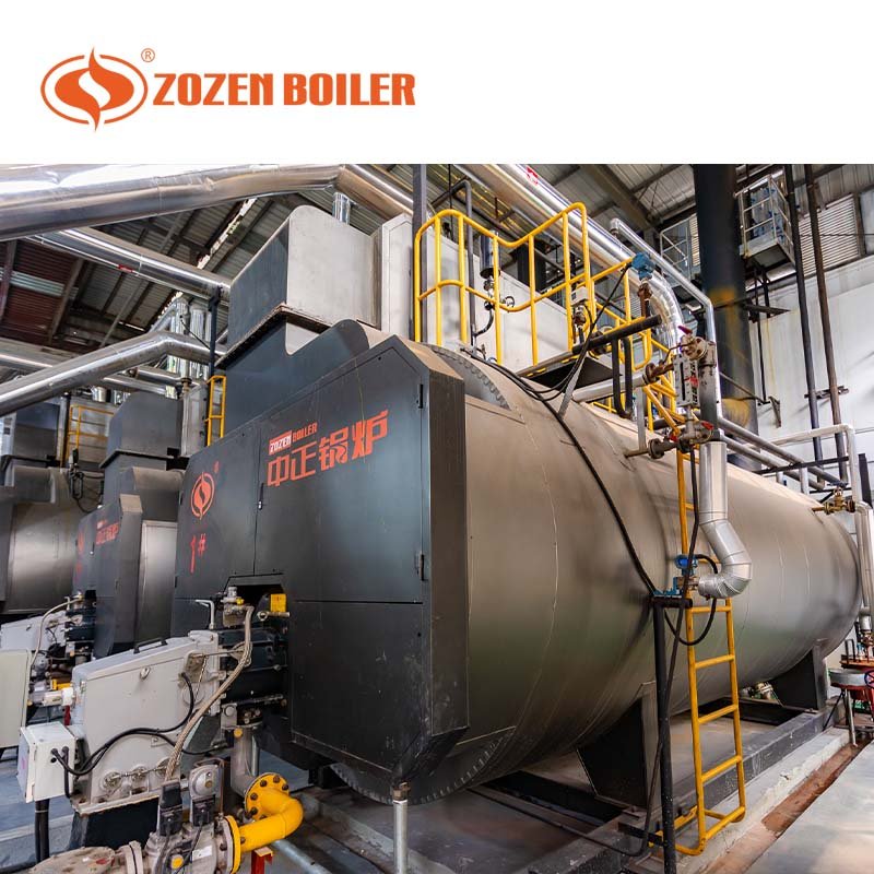 Cost effective natural gas diesel crude oil fire tube steam boiler for food industry