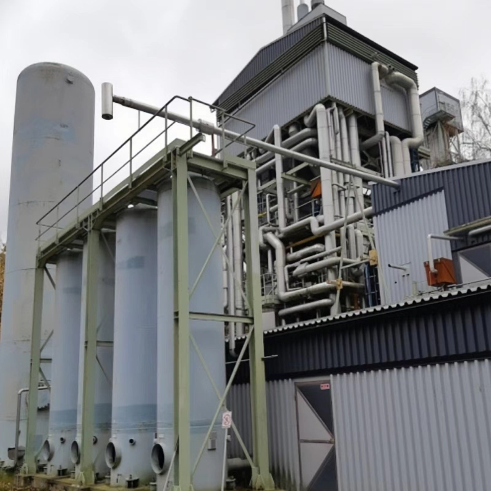 High Purity Methane Extraction Equipment 93%-95% Simple Process PSA Biogas Purification Equipment for Home Use