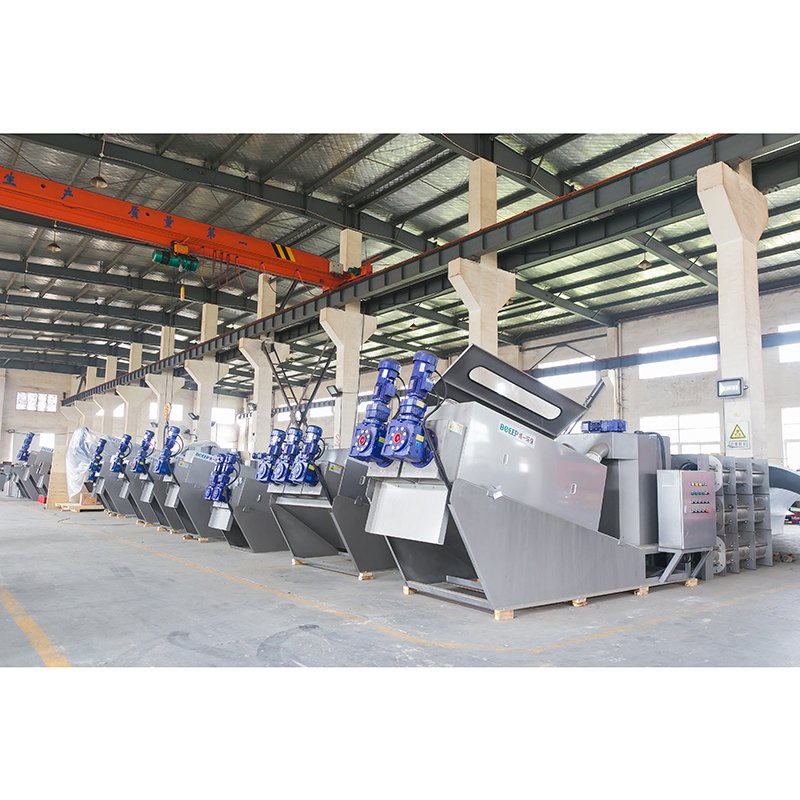 biogas sludge dewatering machine for wastewater sewage handling process systems anaerobic digestate