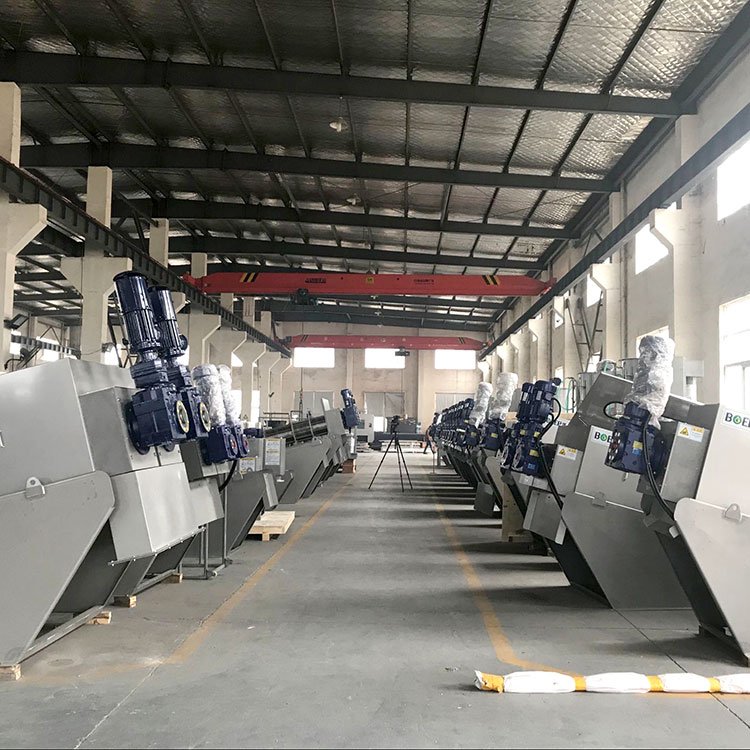 biogas sludge dewatering machine for wastewater sewage handling process systems anaerobic digestate