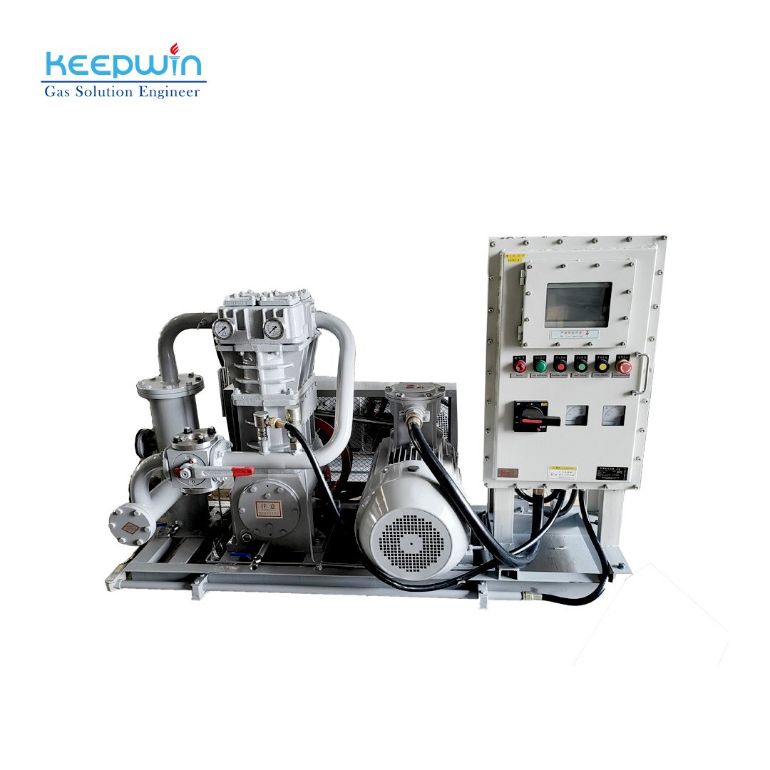 90m3/h ZW-1.5/10-16 Korken 691 Oil Free LNG LPG Transportation LPG Gas Compressor