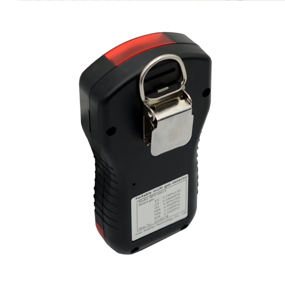 Portable Biogas Analyzer LPG CH4 CO2 H2S O2 CO 6 in 1 Multi Gas Detector
