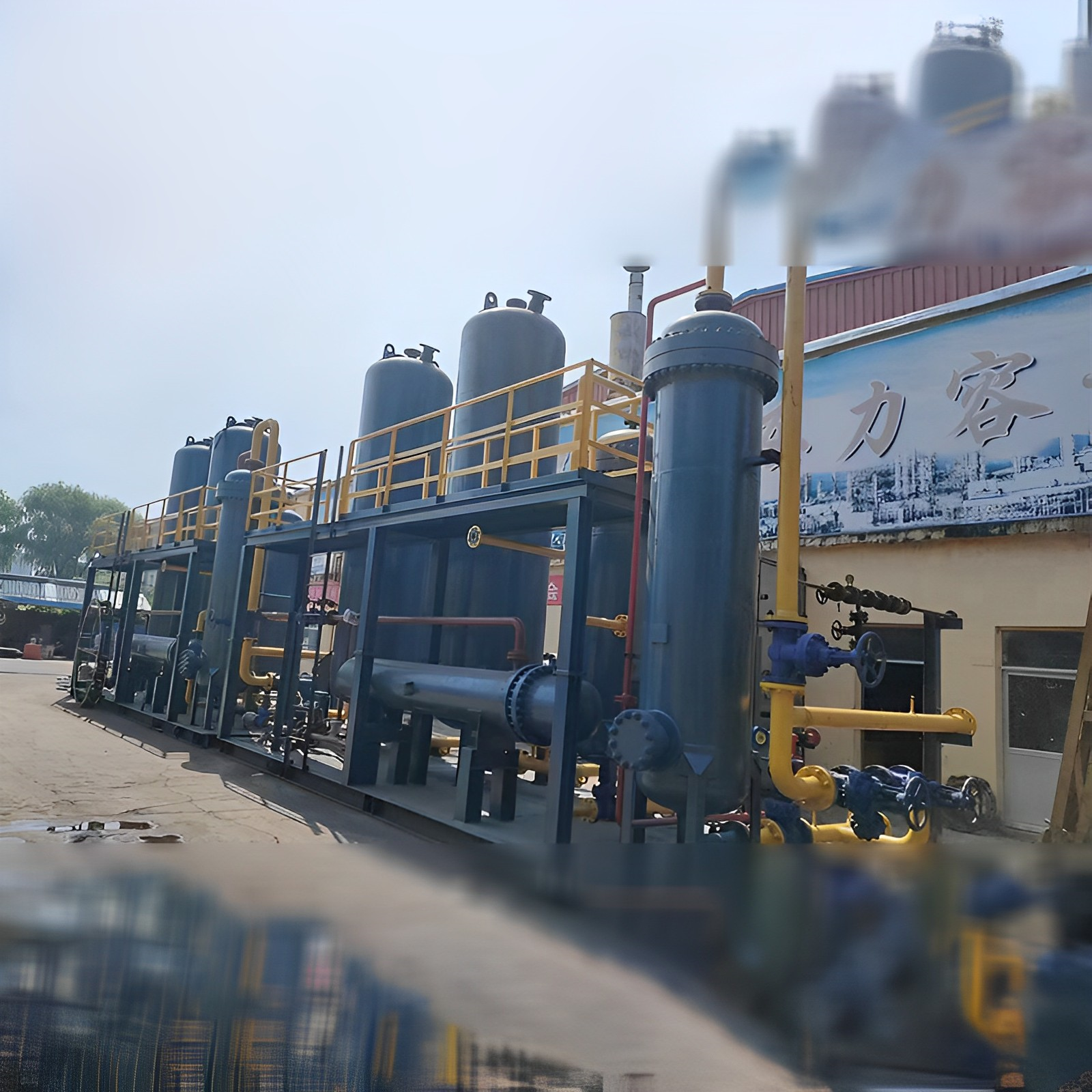 customization DN200 Industrial Carbon Filter Biogas System Steam Water Separator