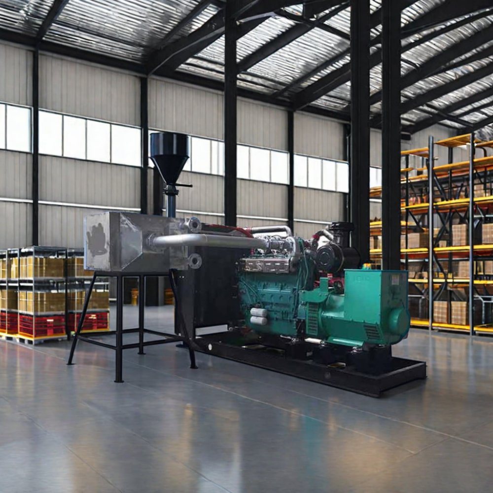 600kw Electric Generator Oil Refinery Waste Gas Natural Gas Biogas Brushless Excitation Type Water Cooling AC Three Phase Output