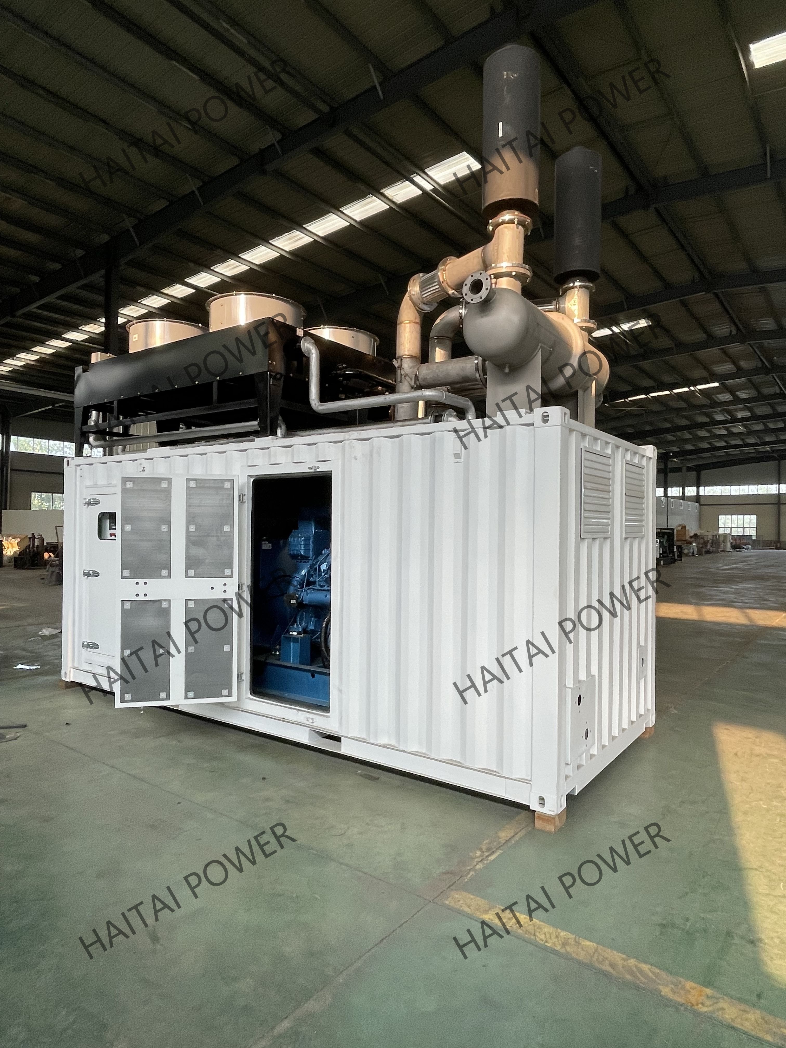syngas 400kw 500kw 600kw 700kw 800kw 900kw 1000kw 1MW CHP silent natural gas biogas gas turbine generator CNG LNG LPG generators