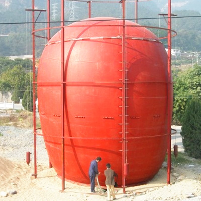 High quality Economical folded and storedWater-proof Biogas Storage Cylindrical Methane Gas Bag