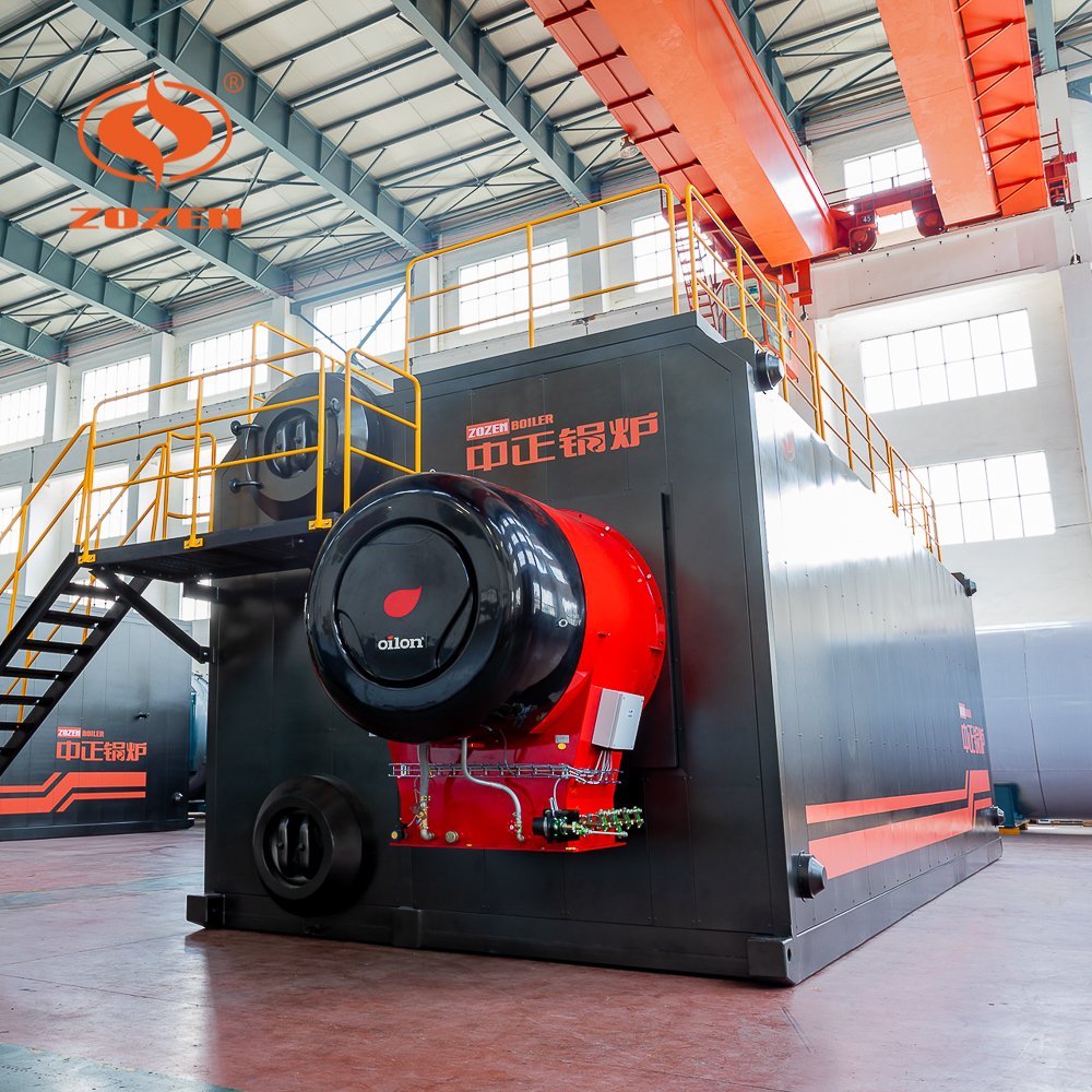 60Ton 80Ton 100Ton Industrial Oil Gas Fired Steam Boiler for building materials
