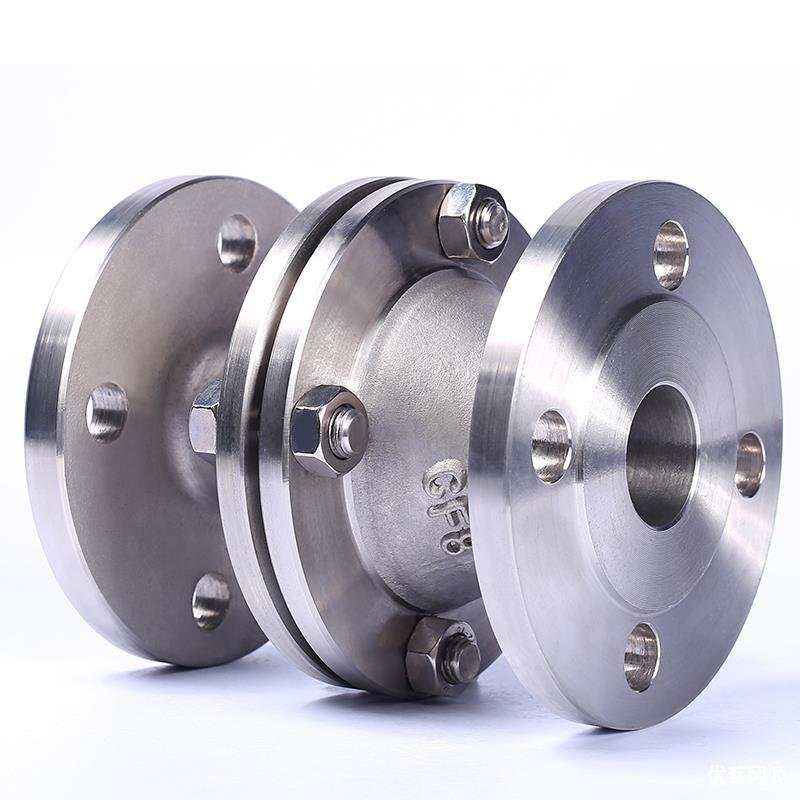 Two Flange Natural Gas Anti-backfire Device With 4 Holes For Gas Burner Pipe Line