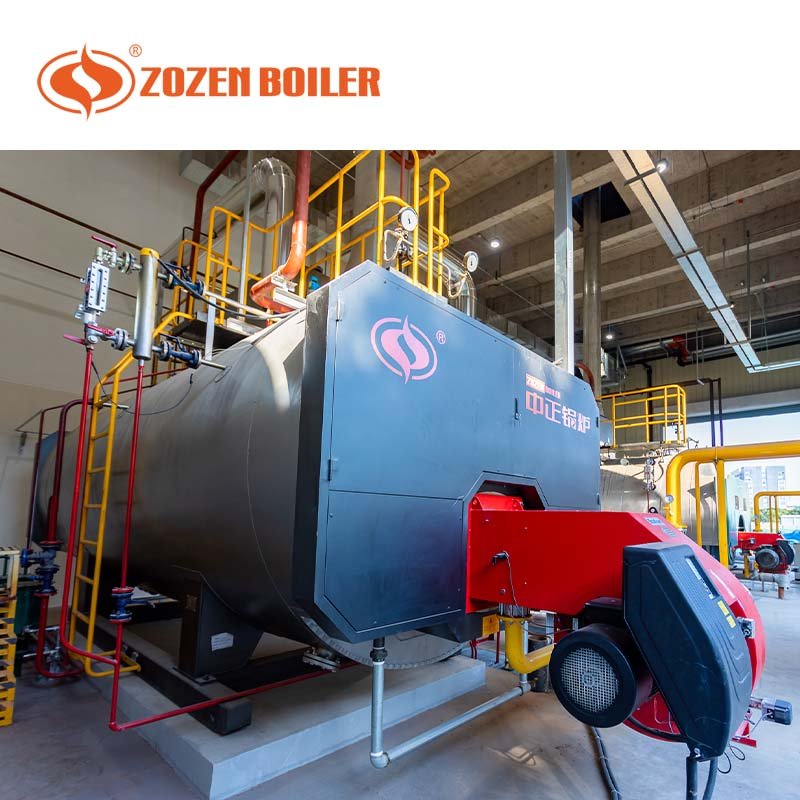 Versatile 6 ton gas heavy oil light oil crude oi boiler for brewery mill