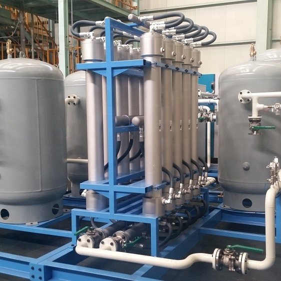 biogas purification system to remove co2 and sulfur to get pure methane
