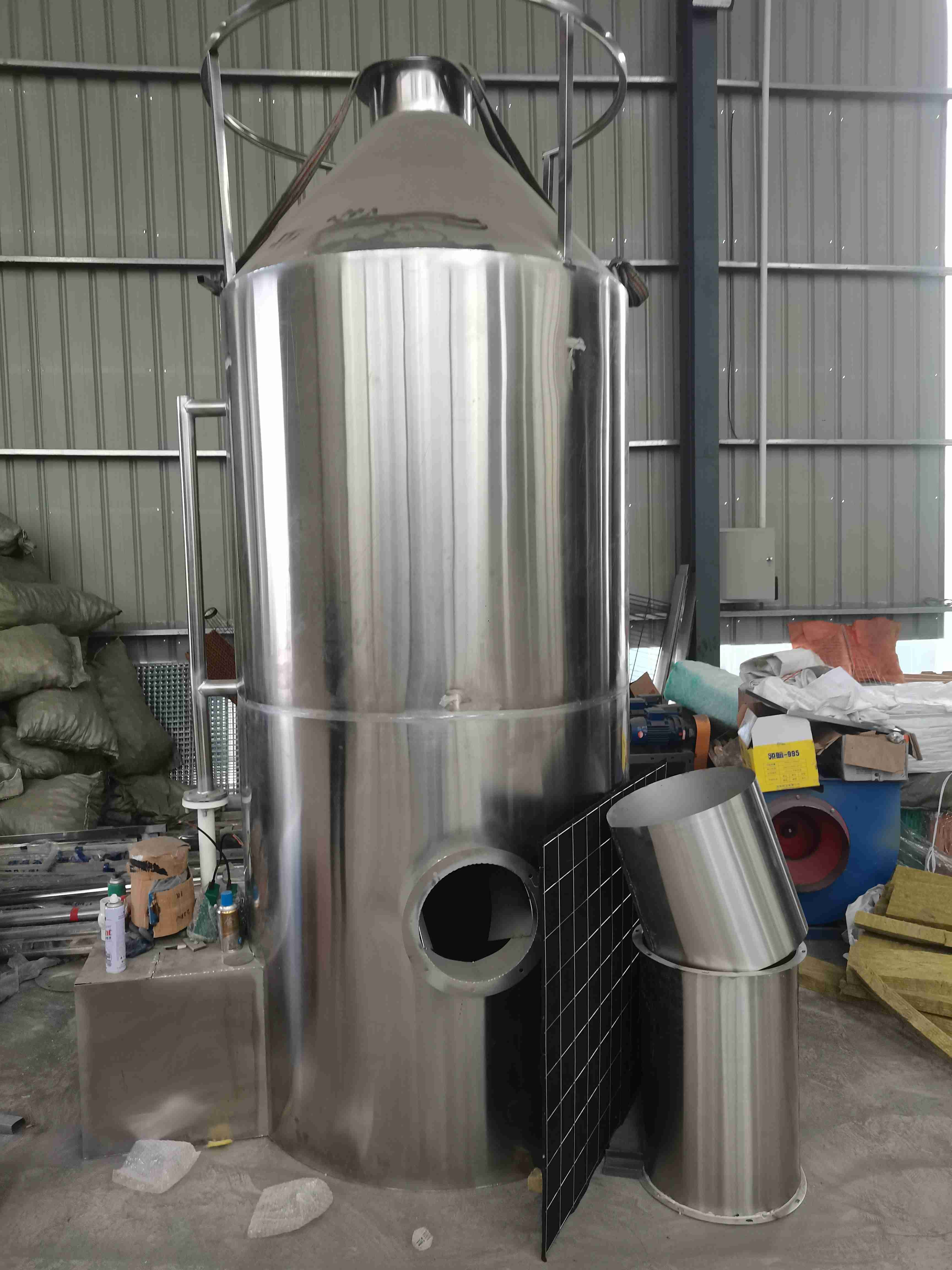 biogas Biomethane gas treatment system industrial air scrubber