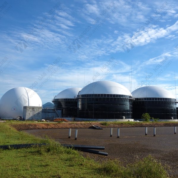 BIOGAZ ROOF FOR BIODIGESTER OF FACTORY WASTE BIOGAS PLANT