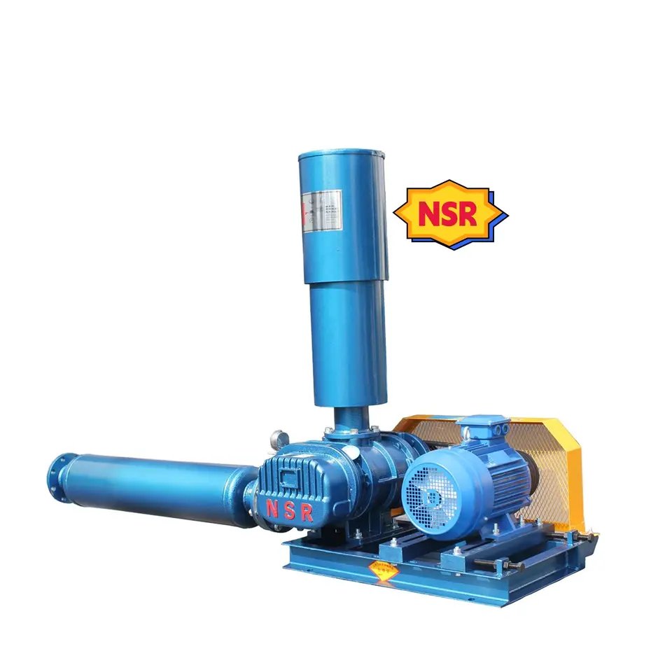High Efficiency Good Quality Lobes Industrial Biogas Gas Blower Roots Blower Air Pump