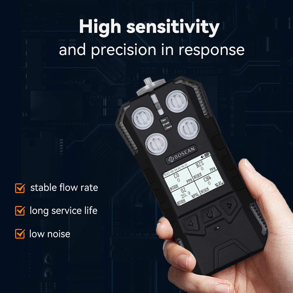 Bosean new design IP67 pump multi gas detector biogas generator gas analyzer methane leakage detector