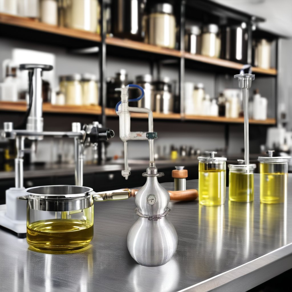Household Peach Wood Essential Oil Analyzer and Distiller Convenient Oil Pressers