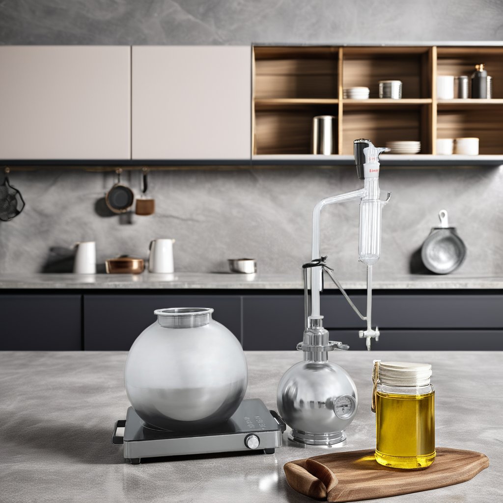 Household Peach Wood Essential Oil Analyzer and Distiller Convenient Oil Pressers
