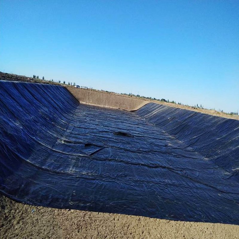 Black film for aquaculture biogas digester gas-tight high-density polyethylene geomembrane factory self-sale
