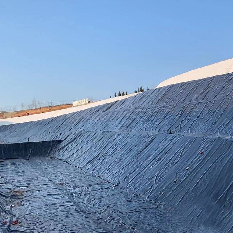 Black film for aquaculture biogas digester gas-tight high-density polyethylene geomembrane factory self-sale