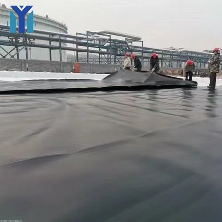 landfill dam plastic sheet membrane lake farm fish tank film pond liner 0.5mm 0.7mmthickness hdpe Geomembrane