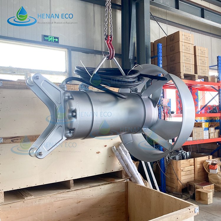 Sewage Treatment Biogas Plant Anoxic Tank Submersible Mixer