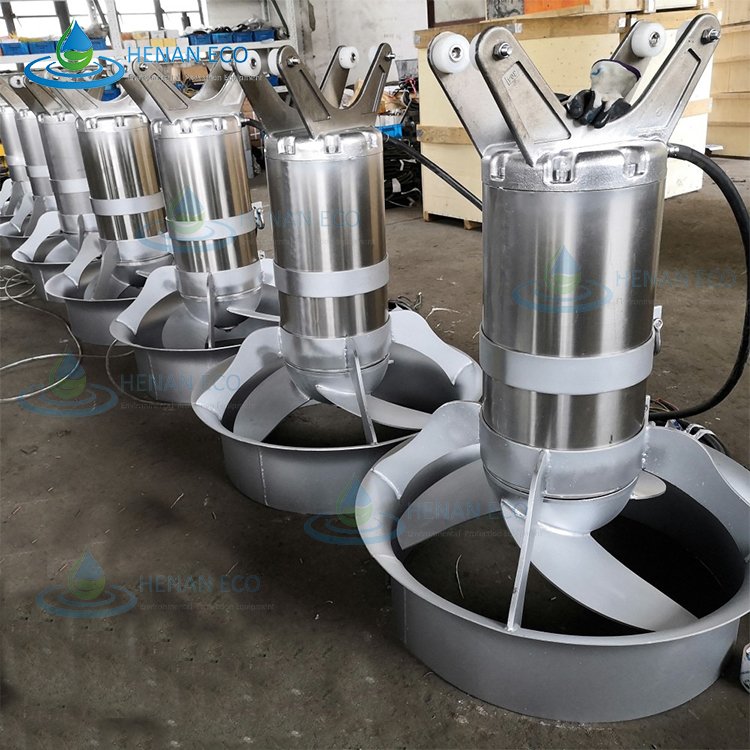 Sewage Treatment Biogas Plant Anoxic Tank Submersible Mixer