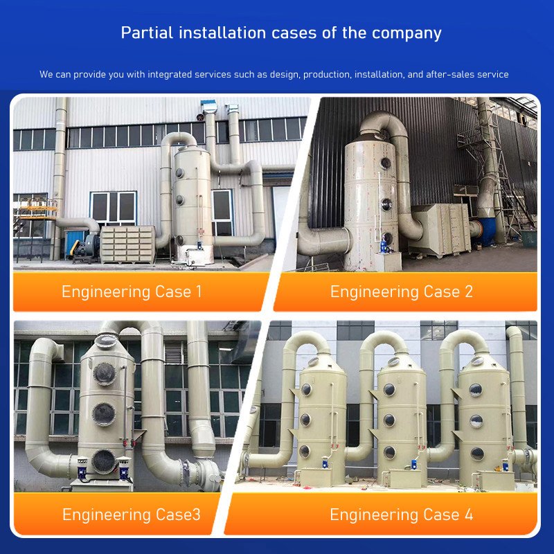Professional and Effective Made in China Biogas Scrubbers for Removing Water and H2S Filter