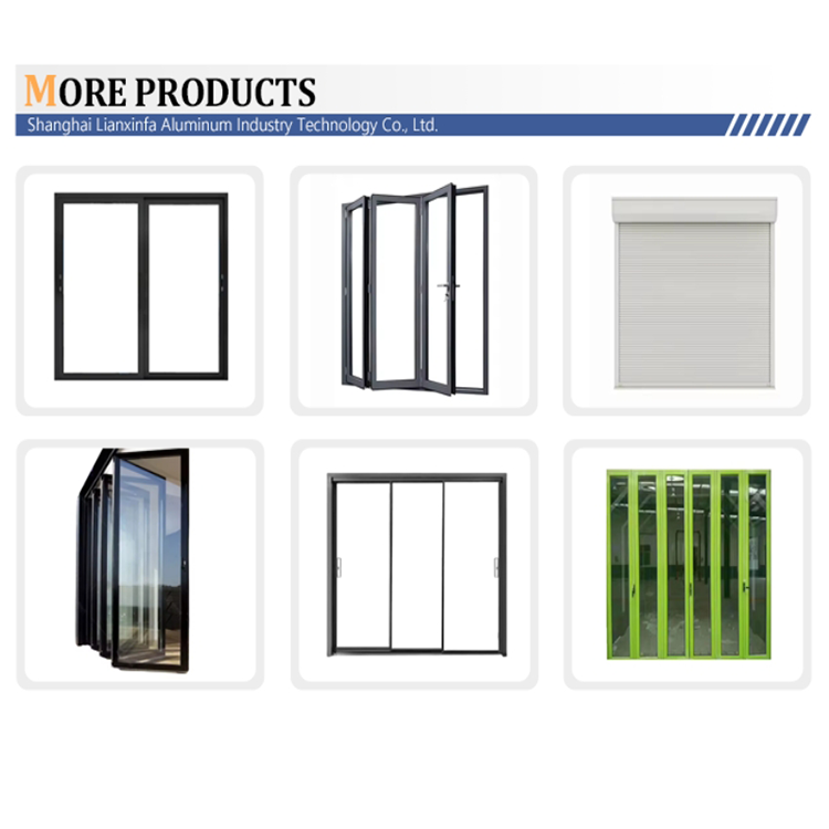 Aluminum Glass Aluminium Bi Fold Sliding Doors Folding Patio Doors Double Glazed Aluminium Bifold Door For Villa