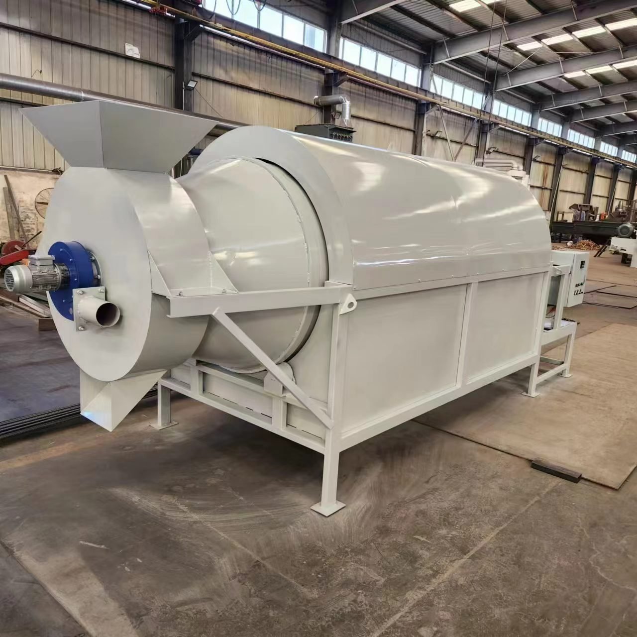 High Efficiency Slurry Sludge Dryer Biogas Residue Sludge Drying Machine factory rotary drum dryer price