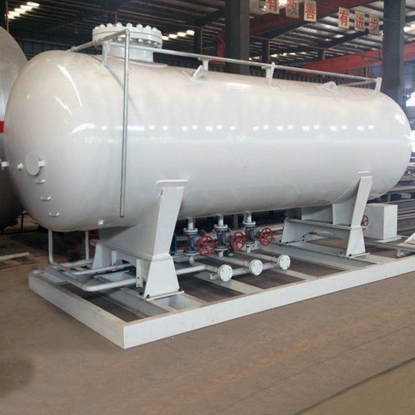 10MT complete LPG skid plant cooking gas refilling Plant with Ex-explosion LPG transfer pump and dispensers