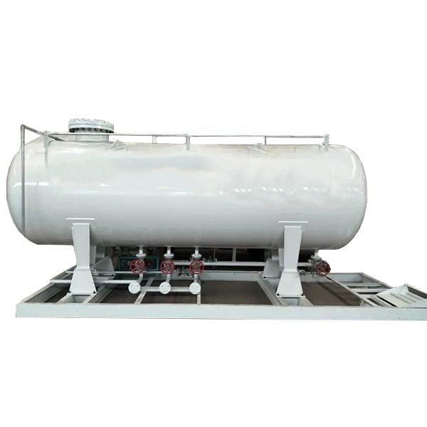 10MT complete LPG skid plant cooking gas refilling Plant with Ex-explosion LPG transfer pump and dispensers