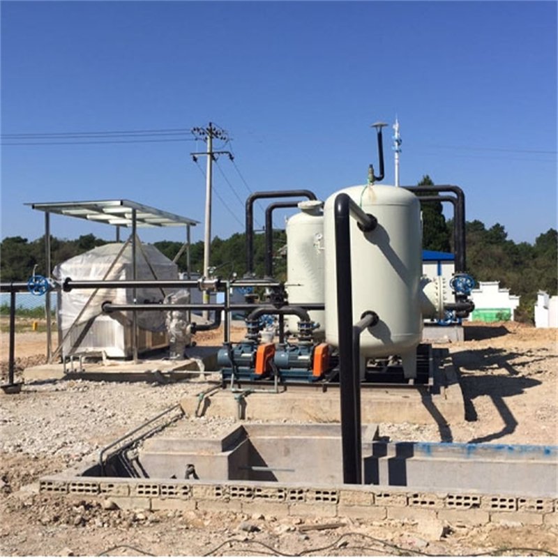High Purity Biogas H2S Removal Less Corrosive Amine Solution Separation CO2 Removal Equipment From Biogas