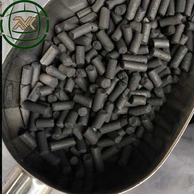 High Quality 4mm Columnar Activated Carbon For Gas Treatment Desulphurization Activated Carbon
