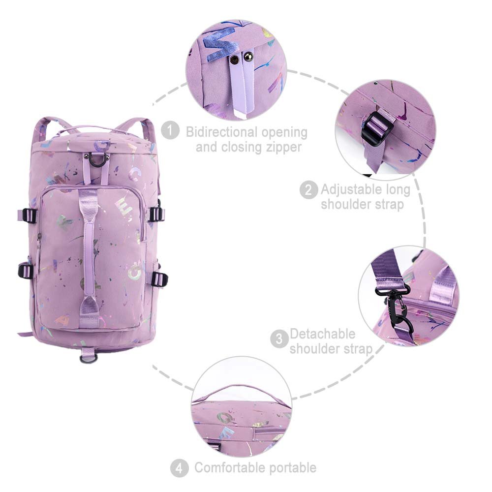 The New Korean Version of Fashion Short-Haul Travel Bag Oxford Cloth Independent Shoe Bin Crossbody Bag